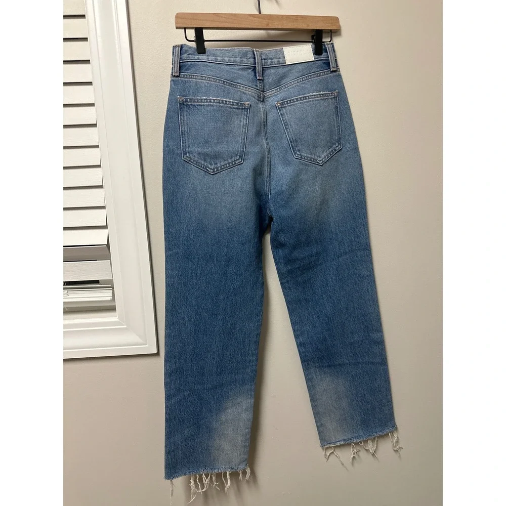 Pistola Cassie High Rise Straight Jeans‎ Rare Proto Sample Raw Hem Grunge Indie